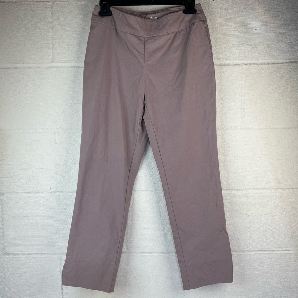Marla Wynne Dusty Purple Pull-on Pants, 6P